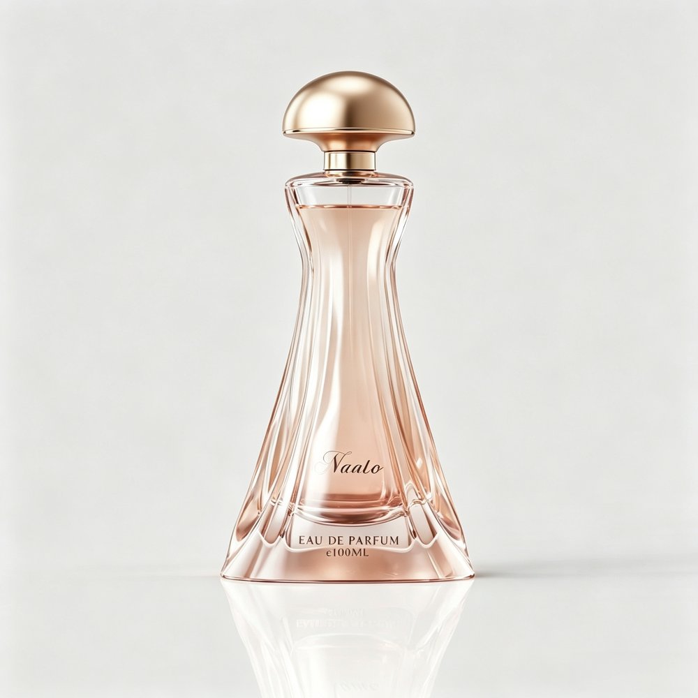 YAYALO Eau de Parfum 100ml - hourglass rose gold bottle with dome cap