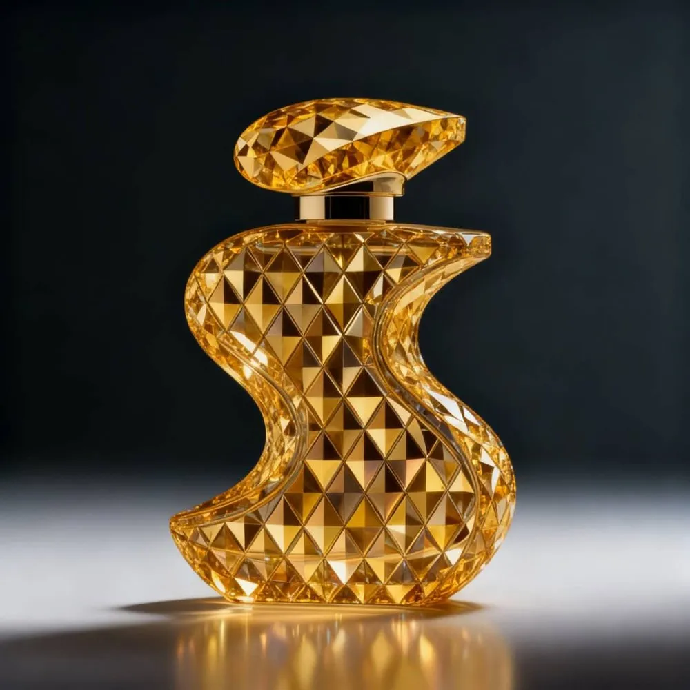 Golden Diamond S-Bottle for Saudi luxury perfume market